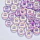 Transparent Spray Painted Glass Beads GLAA-S190-003A-03-1