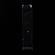 長方形のプラスチックセロハンバッグ  粘着シール  ハングホール付き  透明  25x5x0.01cm OPP-C002-05-3