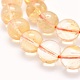 Chapelets de perles de citrine naturelle G-O166-10-6mm-3