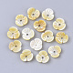 Perles de coquillage jaune SSHEL-S251-39-1