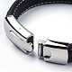 Braided Leather Cord Bracelets BJEW-F291-42A-3