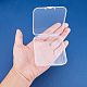 Benecreat 18 Packung Quadrat Mini durchsichtige Kunststoffperlen Vorratsbehälter Box Case mit Deckel für Artikel CON-BC0004-67-4