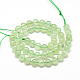Chapelets de perles en préhnite naturelle G-S263-4mm-04-2