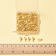亜鉛合金カニカン  ゴールドカラー  12x6mm  穴：1.2mm  100個/箱 PALLOY-YW0001-12G-9
