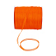 オーガンジーリボン  レッドオレンジ  1/4インチ（6mm）  500ヤード/ロール（457.2メートル/ロール） RS6mmY024-2