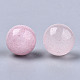 Perlas naturales de cuarzo rosa G-R483-13-8mm-3