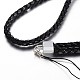 Black Tone PU Leather Cord Mobile Making Cord Loops MOBA-K003-2