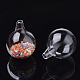 Botellas de globo de vidrio soplado hechas a mano BLOW-T001-01C-2