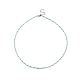 Collier en perles d'imitation en plastique ABS et perles de verre pour femme NJEW-JN04163-4