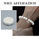 CHGCRAFT 2 Strands 2 Style Natural White Shell Beads Strands BSHE-CA0001-05-5