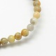 Round Natural Crazy Agate Beads Strands G-P058A-01-2