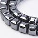 Non-magnetic Synthetic Hematite Beads Strands G-F396-34-8x8mm-1