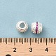 Perles d'espacement de baril en laiton de placage de support KK-K273-11-4