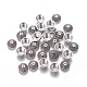 チベットスタイルの合金キャップ  カドミウムフリー＆鉛フリー  アンティークシルバー  10x4mm  穴：1.5mm LF0531Y-2