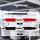 Gorgecraft 6 Uds bolígrafos de gel retráctiles bolígrafos roller negros de 0.5mm micro punta de secado rápido bolígrafos de gel automáticos con agarre suave para examen escolar de oficina escritura suave AJEW-GF0006-96-2