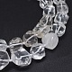Natural Quartz Crystal Graduated Beads Strands G-O173-052-3