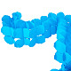 パンダホール エリート 3m クローバー ペーパープルフラワー  結婚式の家の装飾のために吊りひものひも  ミックスカラー  クローバー：160x110mm  4個/カラー  12個/セット AJEW-PH0016-09-4