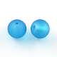 Transparent Frosted Glass Beads FGLA-R001-10mm-M-2