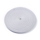 綿ツイルテープリボン  ヘリンボーンリボン  裁縫用  ライトグレー  3/8インチ（10mm）  約50ヤード/ロール OCOR-TAC0005-05A-2
