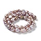 Fili di perle di perle d'acqua dolce coltivate naturali PEAR-Z002-31-2