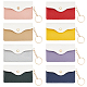Wadorn 8 piezas 8 colores carteras de cuero de imitación AJEW-WR0001-19-1