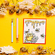 GLOBLELAND Honey Bee Clear Stamps for DIY Scrapbooking Honeypot Honeycomb Silicone Stamp Seals Transparent Stamps with Colorful Back Sheet for Cards Making Photo Album Journal 3.9x3.9inch DIY-WH0486-059-2