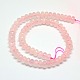 Natural Rose Quartz Beads Strands G-J148-10mm-01-2