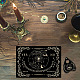 Ensemble de planche de divination radiesthésie pendule DJEW-WH0324-039-6