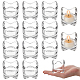 14 Stück transparente Kerzenhalter aus Glas&nbsp;AJEW-WA0001-82-1