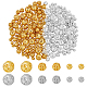 Superfindings 200pcs 6 perles en laiton de style KK-FH0007-12-1