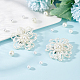 FINGERINSPIRE 1 Pair Pearl Flower Shoe Clips White Beaded Imitation Pearl Shoe Buckle Detachable Shining Shoe Decoration Charms for Bridal Shoes FIND-FG0002-02-5