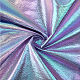Супернаходки 53.94 дюйм переливающаяся ткань мерцающее шитье ремесло голографическая ткань костюм сценическое представление ткань для одежды лоскутное шитье искусство DIY-WH0030-88-1