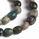 Natural Chrysocolla Beads Strands X-G-D0002-D70-3