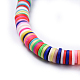 Handmade Polymer Clay Heishi Beaded Necklaces NJEW-JN02449-05-2