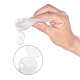 Bottiglie con tappo flip top riutilizzabili in plastica opaca da 20 ml di Benecreat MRMJ-BC0001-42-4