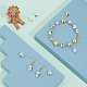 ARRICRAFT PandaHall Elite 200Pcs Handmade Porcelain Beads PORC-AR0001-01-4