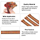 エスニック風刺繍ポリエステルリボン  ジャカードリボン  服飾材料  片面花柄  レッド  1-3/8インチ（34mm）  7 m /ロール OCOR-WH0063-31-3