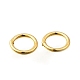 Латунные кольца прыжок открыт KK-B147-03D-G-2