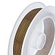 Benecreat 0.2 mm (32 calibre) alambre de cobre resistente al deslustre 160 m alambre de cuentas de joyería de bronce antiguo para manualidades fabricación de joyas con cuentas CWIR-BC0004-0.2mm-01-2