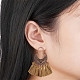 SHEGRACE Alloy Dangle Chandelier Earrings JE878F-6