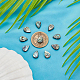 Benecreat 10 pièces coquille d'ormeau naturel/perles de coquille de paua SSHEL-BC0001-21-3