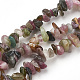 Colliers et bracelets en perles de tourmaline naturels X-SJEW-Q034-01-5
