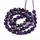 Natural Amethyst Beads Strands G-R448-10mm-07-2