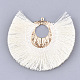 Décorations de gros pendentif pompon en polyester FIND-S291-10-3
