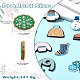 54cs 27 стиля зимние кабошоны из ПВХ FIND-CJ0006-34-8