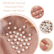 NBEADS 40 Pcs Half Drilled Hole Freshwater Pearl Beads PEAR-NB0001-89-6