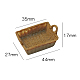Mini Resin Imitation Rattan Woven Storage Baskets BOTT-PW0002-142B-3