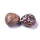 Peau de léopard naturelle jaspe coeur pierre d'amour G-F659-B23-2
