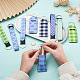 Biyun 12pcs 12 porte-clés pendentif en polyester de style KEYC-BY0001-02-5