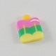 Красочный полимерной глины торт ногтей украшение для одежды ухода за ногтями X-CLAY-Q132-62-2